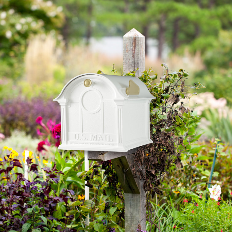 Whitehall Products Balmoral Post Mounted Mailbox & Reviews Wayfair